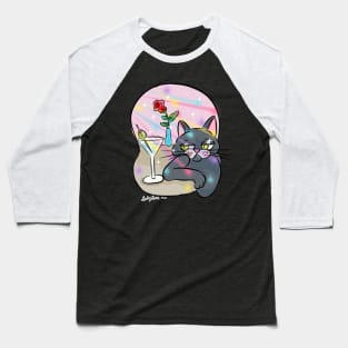 Funny cat Single Baseball T-Shirt